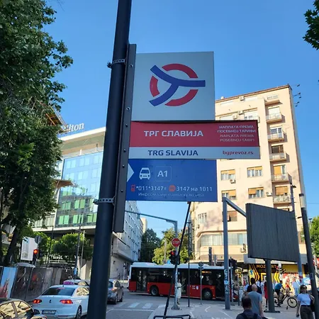 Slavija Lux! 2 Bedroom Center Bělehrad