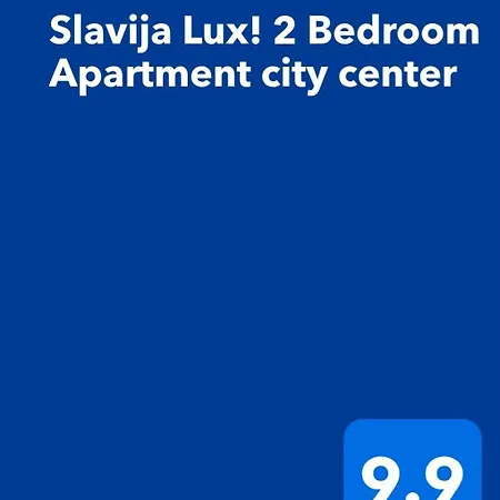 Slavija Lux! 2 Bedroom Center Apartmán