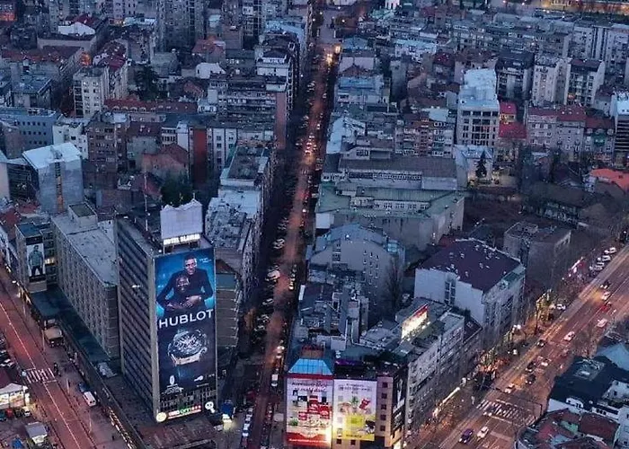 Apartmán Slavija Lux! 2 Bedroom Center Bělehrad