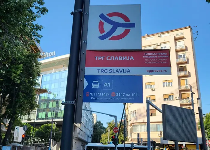 Slavija Lux! 2 Bedroom Center Bělehrad